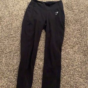Gymshark mesh panel leggings with pockets